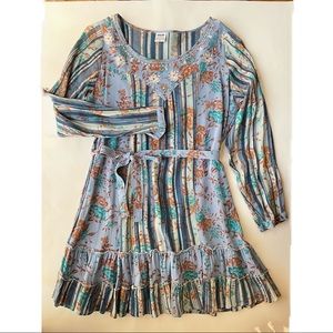 Boho Tie Waist Dress